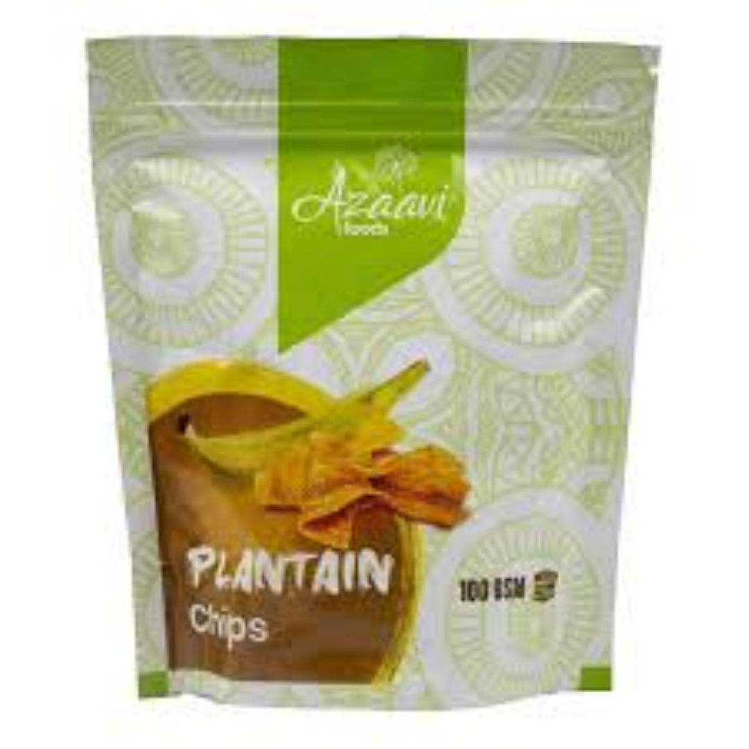 AZAAVI PLANTAIN CRISPS 100G